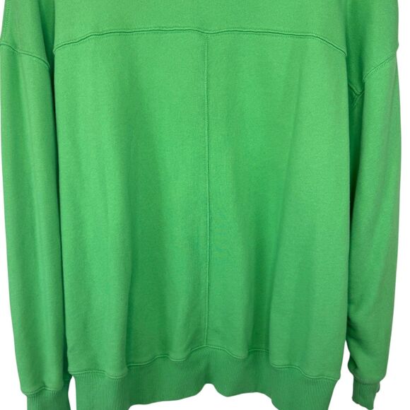 Aerie Green "ski resort" distressed crewneck oversized sweater Size Small - Picture 9 of 14